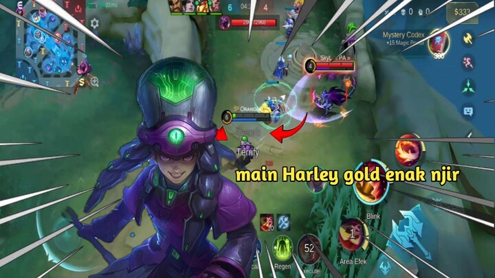 nyobain lagi pake Harley tapi di role gold eh kok enak