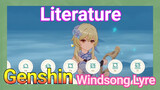[Genshin, Windsong Lyre] "Literature" -- Lagu untuk pengembara