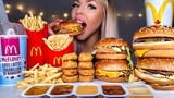 ASMR MOST POPULAR FOOD AT MCDONALDS BIG MAC, OREO MCFLURRY, NUGGETS, CHICKEN