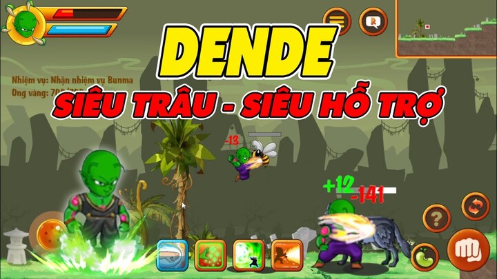 Rồng Thần Online ✅ Nhân vật Dende, kỹ năng Buff cho cả team, hỗ trợ đồng đội