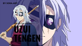 Drawing - Uzui Tengen (tangan nya buntung, pensiun dia bejir) ソラ