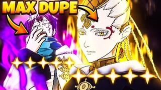 MAX DUPED LICHT & RHYA RAMPAGE THROUGH PVP & RHYA NUKE IN RAID! | Black Clover Mobile