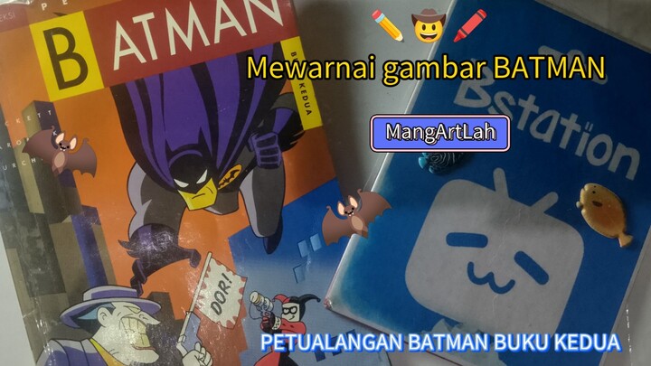 Mewarnai Batman, di komik Petualangan Batman Buku kedua