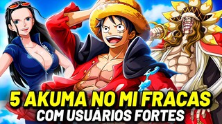 +5 AKUMA NO MI FRACAS QUE FICARAM SUPERPODEROSAS GRAÇAS AOS SEUS USUÁRIOS | ONE PIECE
