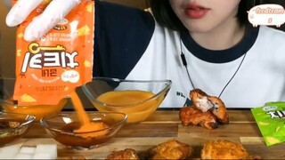 Gà rán lò, gà rán ớt, nhiều loại sốt chấm gà 10 #amthuc