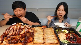 삶은 돼지고기의 양대 산맥! 족발 VS 보쌈! 승자는?! (Jokbal VS Bossam) 요리&먹방!! - Mukbang eating show