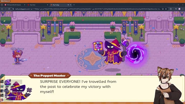 🧸◞ Vtuber Beats The Puppet Master in Math Prodigy!