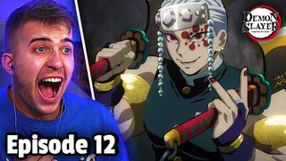 THIS EPISODE IS INSANE!! Demon Slayer Season 2 Episode 12 REACTION + REVIEW! l Kimetsu no Yaiba