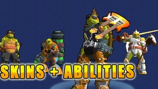 TMNT Portal Power ALL COSTUMES + ABILITIES