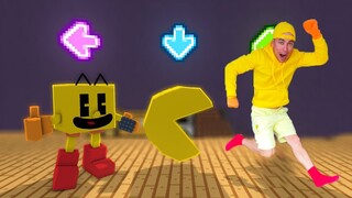 FNF Character Test  Gameplay VS Minecraft Animation In Real Life | Pacman  Pibby