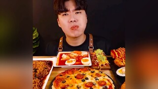 Mukbang một bàn đồ ăn fastfood #mukbang