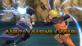 Naruto,Sasuke X Kyuubi