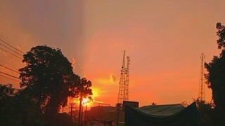 senja yang indah