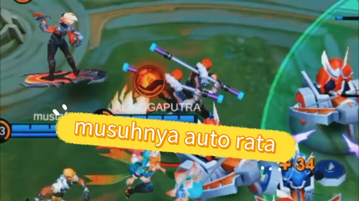 musuhnya auto rata