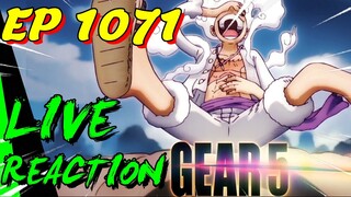 LE GEAR 5 - L'EPISODE 1071 MARQUERA-T-IL L'HISTOIRE ? - REACTION LIVE EPISODE 1071 ONE PIECE