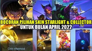 UPDATE PILIHAN SKIN STARLIGHT DAN COLLECTOR MOBILE LEGENDS BULAN APRIL 2022!!! FULL EFEK