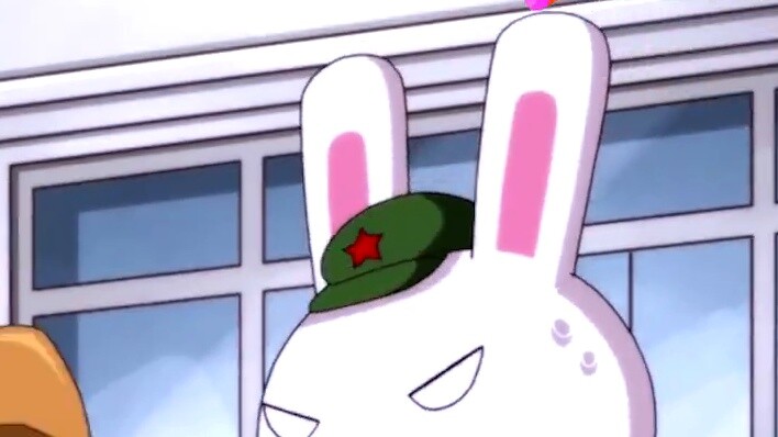 เมื่ออีเกิลเห็นแรบบิทกำลังนับเงิน มันจึงวิ่งเข้าไปถาม แต่ผู้เขียนกลับโดนทั้งสองรุมตีเพราะพูดมากเกินไ