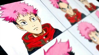 What kind of Yuji Itadori can be drawn using 9 anime styles?