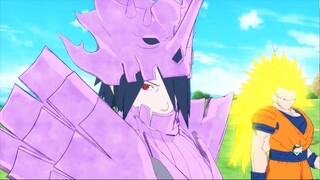 Sasuke Uchiha Full Giáp Susanoo Siêu Ngầu Kết Hợp Sức Mạnh Cùng Goku -NARUTO SHIPUDEN STOM 4 Tập 264