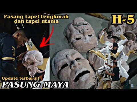 PEMASANGAN TAPEL TENGKORAK DAN TAPEL UTAMA - WAKTU SEMAKIN MEPET - OGOH-OGOH BR. GEMEH 2022