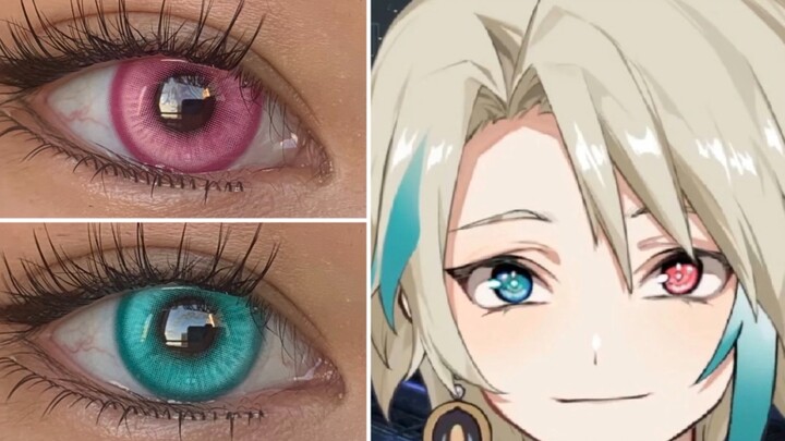 I found the same contact lenses as Aza! The color rendering is definitely not photoshopped!