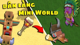 Cách Tạo và Học nghề cho Dân Làng trong Mini World 0.46