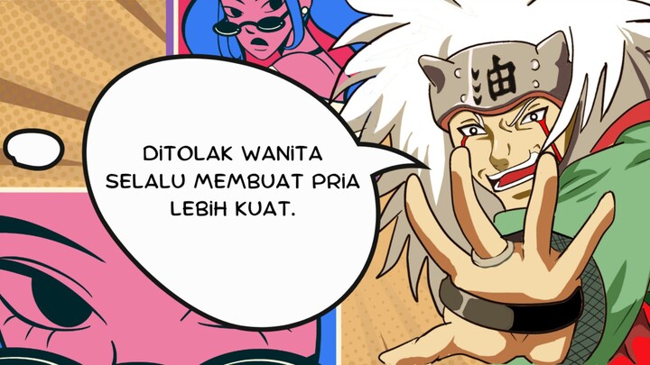 Menggambar Karakter Serial Naruto || JIRAIYA (petapa genit)