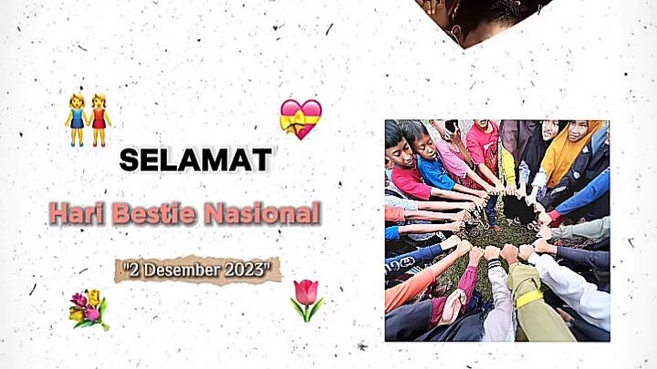 hari sahabat terbaik👍💯