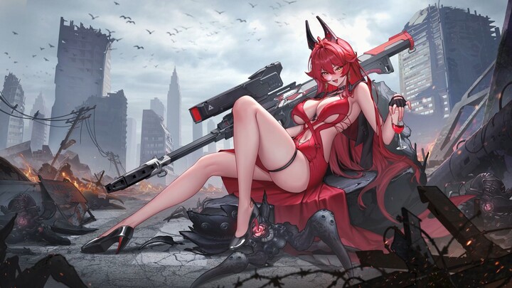 NONSENSE RED Nikke Red Hood Live Wallpaper [GODDESS OF VICTORY: NIKKE] #NIKKEAnniversary