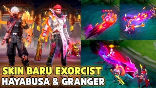 GAMEPLAY SKIN BARU EXORCIST HAYABUSA & GRANGER ! GILA EFEK NYA BAGUS BANGET WAJIB DI TONTON