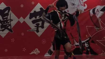 Cosplay Prajurit Tersebar Dampak Genshin Changsha 1.14 Panggung Pameran Komik Mengka "Seperti Dewa"