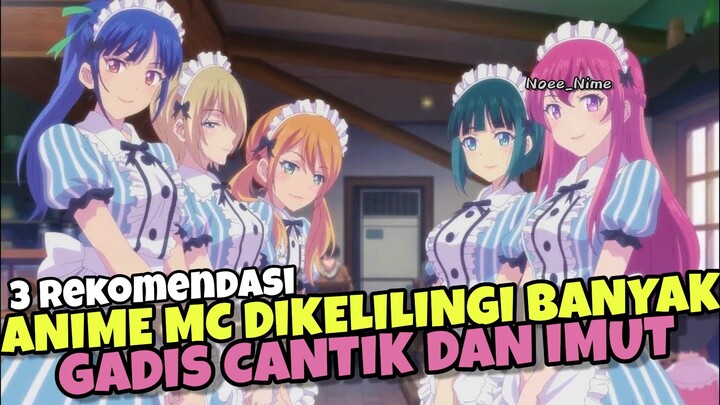 3 Rekomendasi Anime MC Dikelilingi Oleh Banyak Gadis Cantik dan Imut