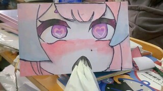 【手工】珊瑚宫心海纸巾盒～            是学着小暗做哒～不是原c噢