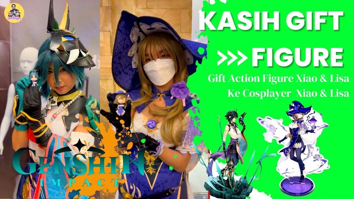Cosplay Gift Action Figure Xiao & Lisa Ke Cosplay Xiao & Lisa Genshin Impact