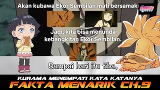 KURAMA MENEPATI KATA - KATANYA | FAKTA MENARIK MANGA BORUTO TWO BLUE VORTEX CHAPTER 9