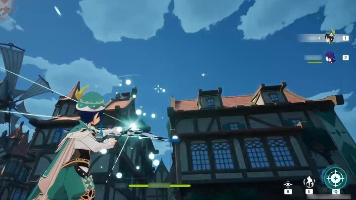 [UE5] Genshin Impact: Venti's full attack charging process special effects sharing