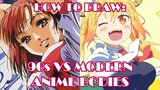 How to Draw Manga/Anime: 90s vs Modern Bodies