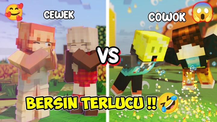 KOCAK! Cowok VS Cewek Saat BERSIN!🤣