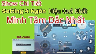 PUBG Mobile | Setting 4 Ngón Hiệu Quả Cao - Mình Tâm Đắc Nhất Khi Đi Solo Squad | NhâmHNTV