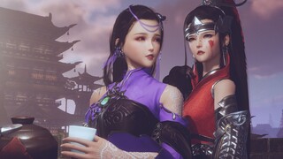 【剑网3/策花】我的绑定奶，离远点（军娘x花姐）