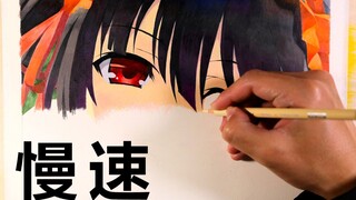 【手绘】狂三100倍 延时摄影慢速过程