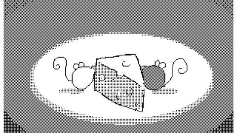 At that moment, there were only two mice and a piece of cheese left in the world.