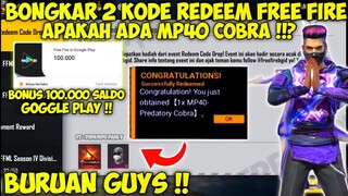 BONGKAR 2 KODE REDEEM FREE FIRE TERBARU HARI INI 17 SEPTEMBER 2021 RESMI DARI GARENA FREE FIRE ?