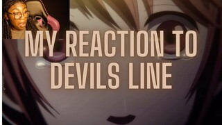 MY REACTION TO DEVILS LINE EP. 1 | #anime #reaction