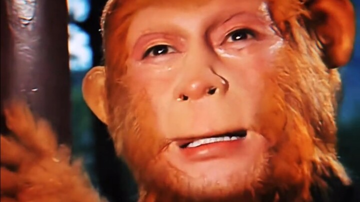 Why is it said that the moment when the Great Sage sheds tears marks the peak of satire in Journey t