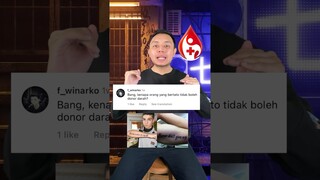 Kenapa orang TATOAN gak boleh donor darah?? Apakah HOAX?! #shorts