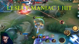 Lesley Maniac 1 Hit #lesley #buildlesley #mlbb #ml #mobilelegends