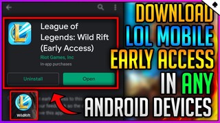 DOWNLOAD LOL MOBILE (EARLY ACCESS) ON ANY ANDROID DEVICES | OCT 2020!