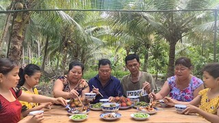 Rau Vườn Bóp Gỏi Chấm Cá Kho Đang Làm Xót Ruột Phải Ăn No Món Này | TKQ & Family T995