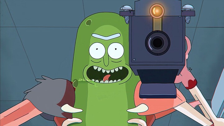 "The pinnacle moment from a single pickled cucumber!"